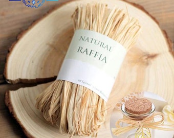 10m/bag Natural Raffia Rope DIY Crafts Wedding Decoration Invitation Gifts Straw Rope Wedding Decor Raffia Ribbon Gift Wrapping Raffia Grass