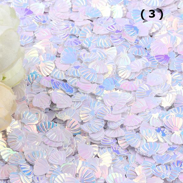 15g Iridescent Glitter Shell Confetti Iridescent Under the Sea Table ...