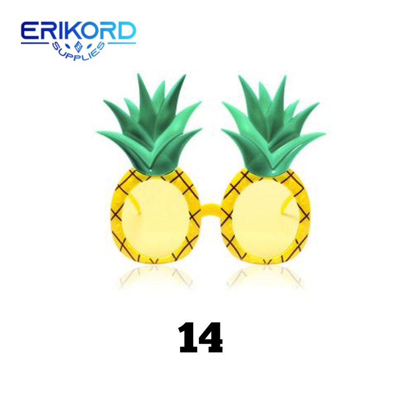 Funny Party Sunglasses Birthday Party Glasses Tropical Fancy Dress Favors Fun Summer Wedding Birthday Party Photo Booth Props Supplies 14