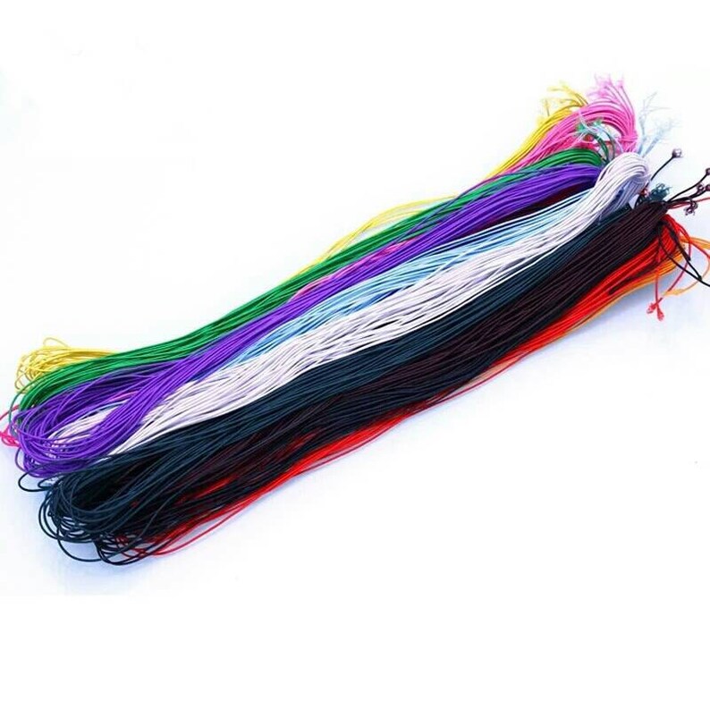 1mm Elastic Stretch Cord for Jewelry Beading Bracelets 25m/lot Etsy UK