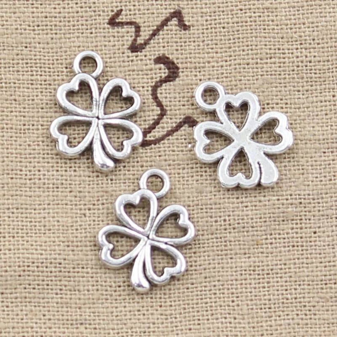Lot of 5pc Real 4 Four Leaf Irish Clover Lucky Charm Amulet