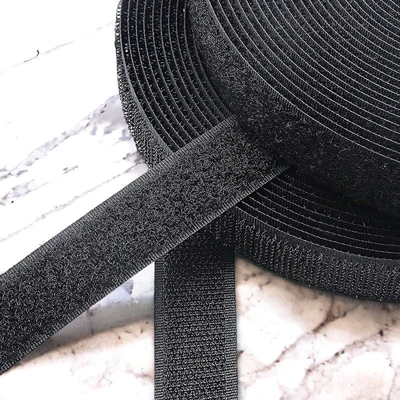 5 Meters Sew on Hook and Loop Tape Nylon Non-Adhesive Fastener Tape Straps Fabric Interlocking Tape DIY Sewing Accessories