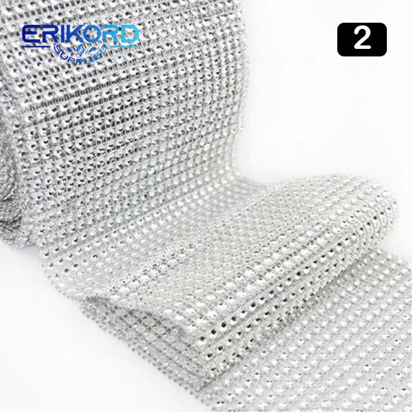 Ruban De Diamant-1Row Bande De Strass Acrylique 1 Mètre Pour Des Gâteaux De Mariage, Des Décorations D'anniversaire, Des événements De Baby Shower Et Des Projets D'arts Et Métiers(Crystal Yellow