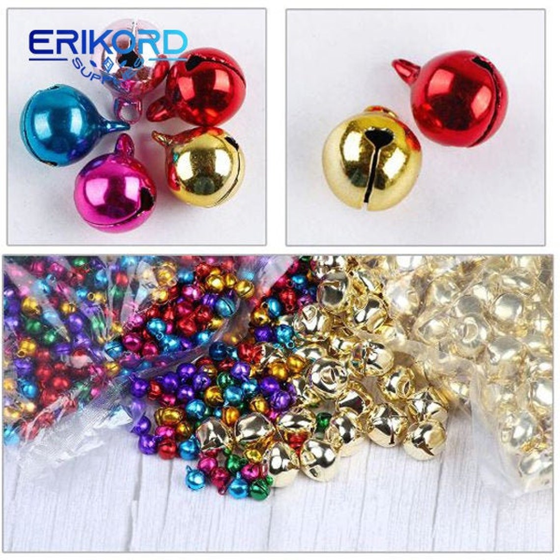 10mm 100pcs Jingle Bells Iron Bells for Crafts Small Beads Etsy