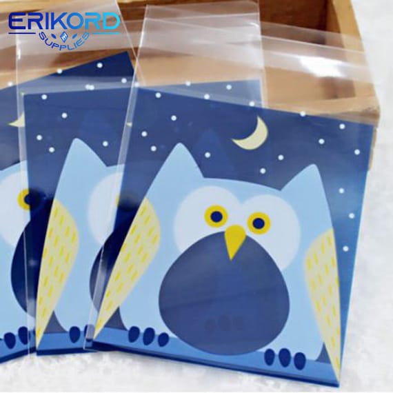 200 Count Five Cute Animal Mix Cookie Candy Treat Bags 4x3 Self Adhesive Sweets Biscuit Dessert Plastic Bags Cellophane Goody Package Birthday Summer Party Favors Supplies P 174055521