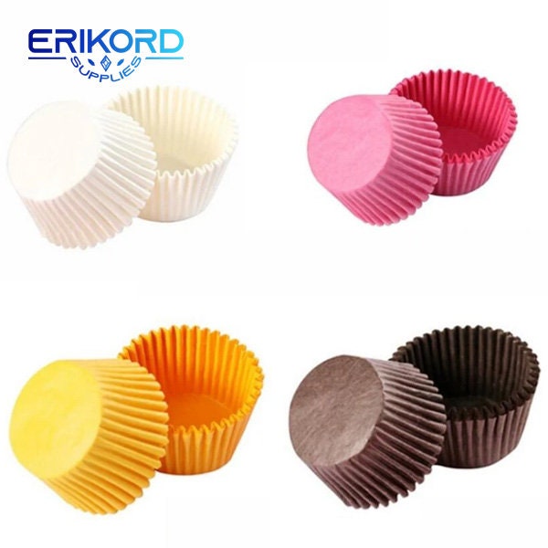 1000pcs 25x21mm Mini Colorful Paper Cake Cupcake Liner Baking Muffin Box Cup Case Party Tray Cake Mold Decorating Tools Bakeware Baking Mold