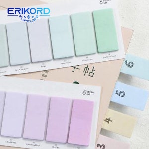 120 fogli/pad acquerello notebook planner segnalibro note adesive adesivo marcatore indice pad tab memo etichette bandiera