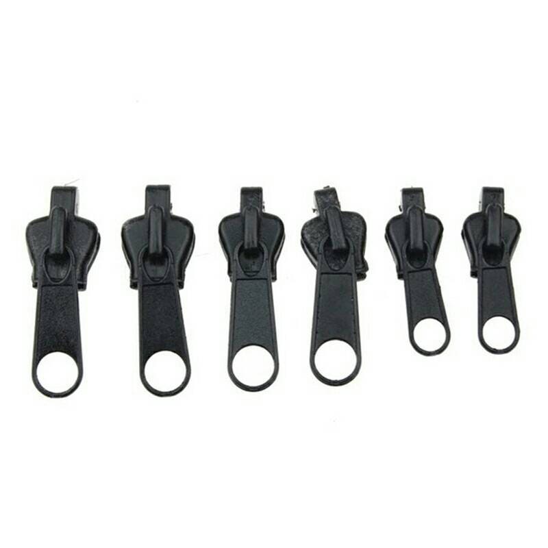 Dritz Fix-A-Zipper Replacement Slider Kit, Plastic Zipper, Gunmetal