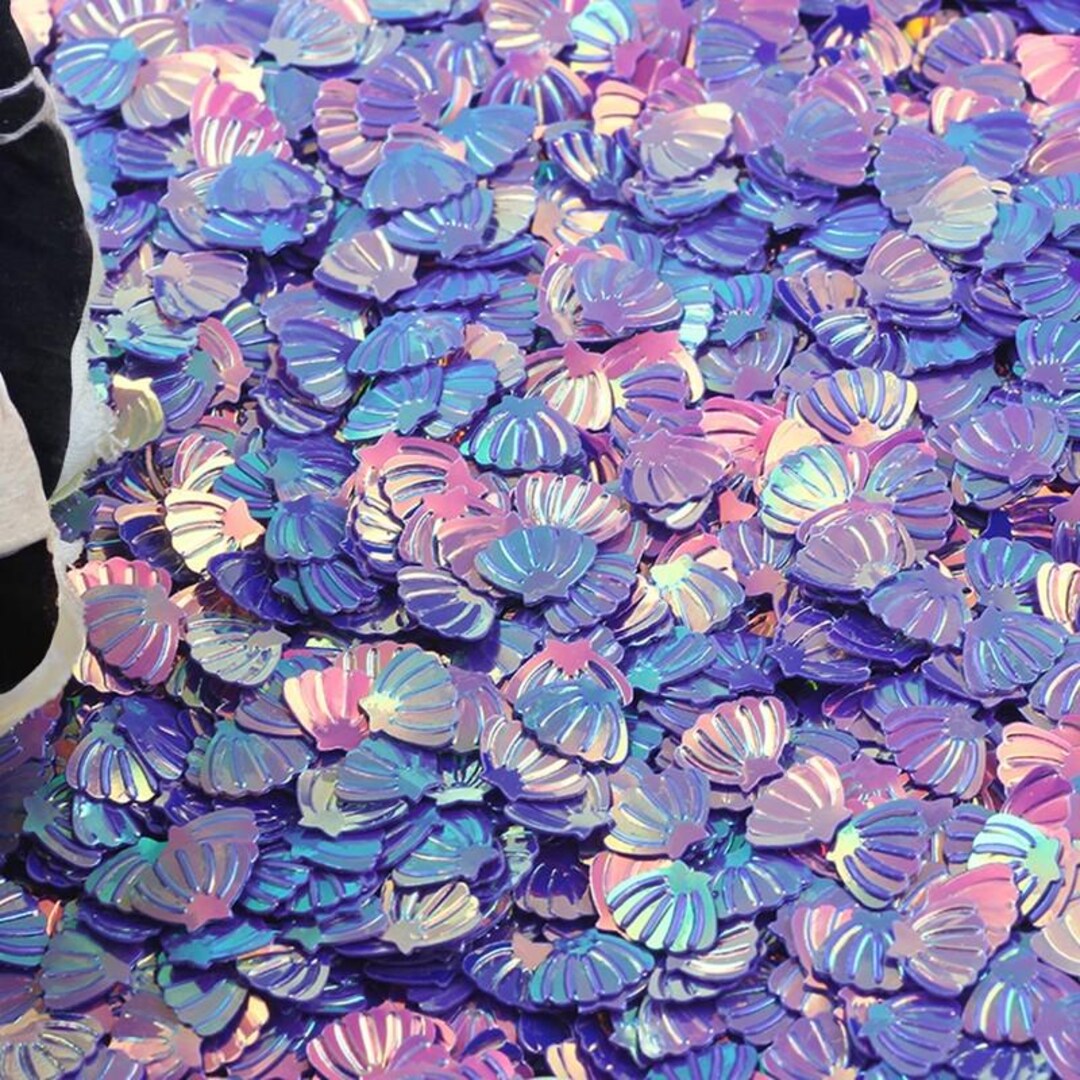 15g Iridescent Glitter Shell Confetti Iridescent Under the Sea Table ...