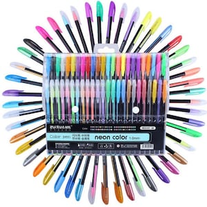 48 kleuren gelpennen set rollerball balpen pastel neon glitter schets tekening kleur pen markers marker terug naar school briefpapier schepen gratis
