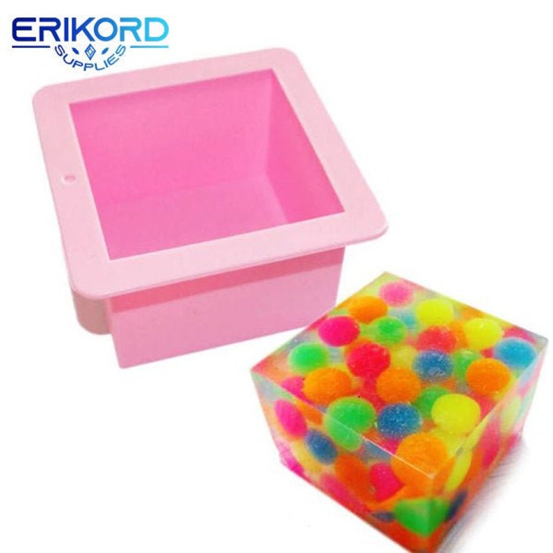 500ml Large Cube Square Soap Candle Cake Jello Lotion Bar Etsy