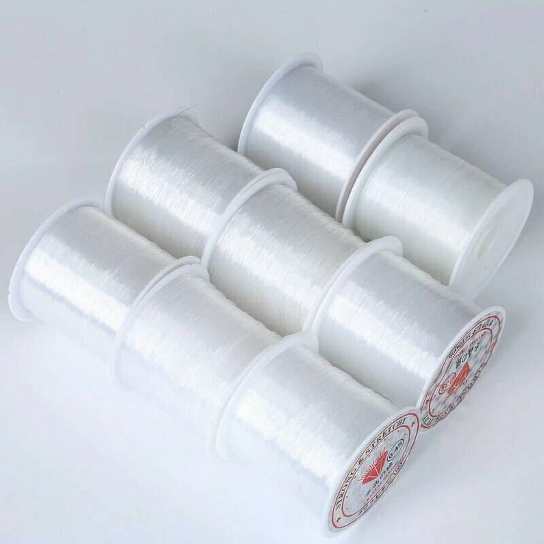 0.2/0.25/0.3/0.35/0.4/0.45/0.5/0.6mm 1 Roll Fish Line Wire Clear Non-Stretch Strong Nylon String Beading Cord Thread Jewelry DIY Bracelet image 2