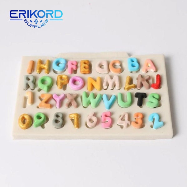 Fondant Letters Gum Paste Letters Sugar Letters Edible Letters Fondant  Alphabet Gum Paste Alphabet Cake Toppers Cupcake Toppers 