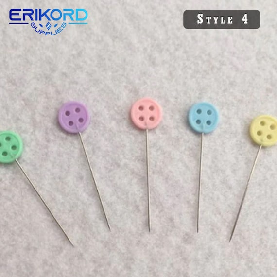 50 Spilli Da Cucito A U, 2,3 Cm, Ferro Nichelato Per Trapuntatura E Fai Da Te