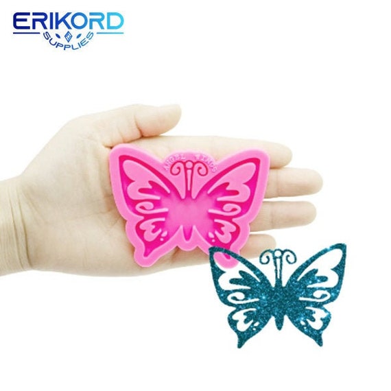 WWYSSZ 8 Pezzi 3D Stampi Fiori in Silicone per Dolci, Stampo in Silicone per Mini Fiori Foglia, Forma di Rosa, Daisy, Cuore e Farfalla, per Decorare