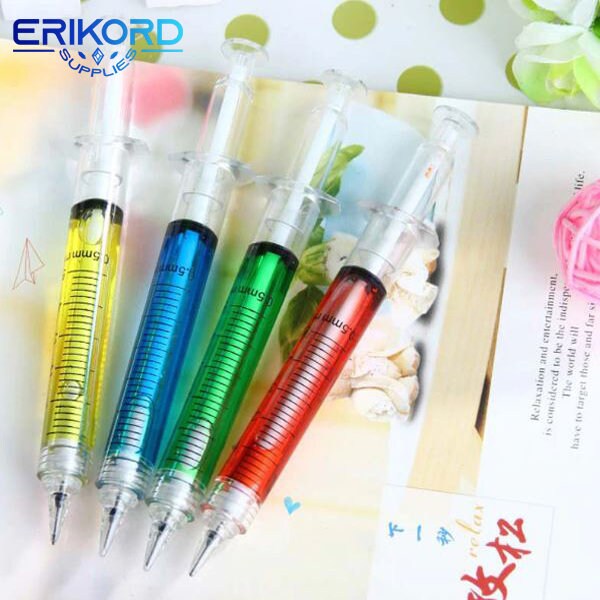 1pc 0.5mm Mechanical Pencil Creative Syringe Needle Mechanical Pencil Cute Kids School Stationery Store Automatic Pen Writing Tool School Etsy