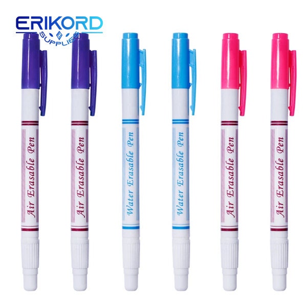 7 Pack White Fabric Marking Pencils – Water Soluble Sewing Chalk, Tailoring & Quilting Pencils For Dark Fabrics, Dressmaking DIY