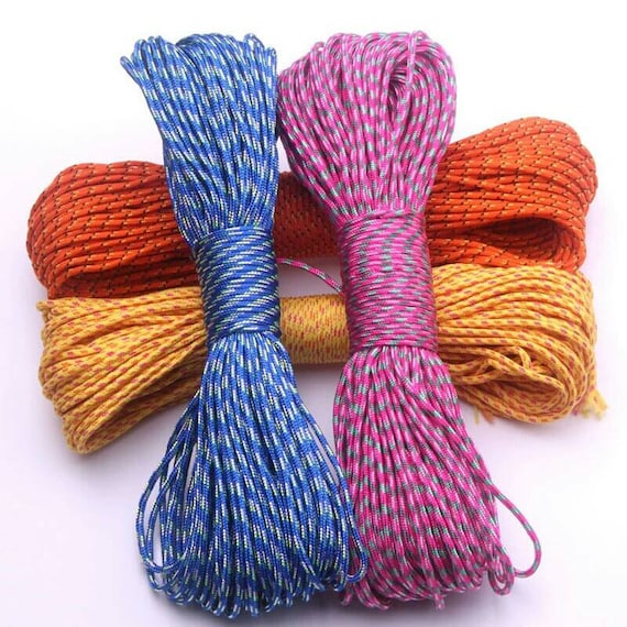 Buy 100ft, 2mm Paracord Thin Paracord About 200lb Test Stitching Cord  Microcord Polyester Cord EDC Paracord Survival Rope 2mm Cord Bracelets DIY  Online in India 