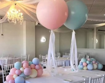 5pcs globo pastel, globos de 18 pulgadas, globos redondos, globos mate, globo rosa pastel, globos de fiesta, globo redondo grande mate