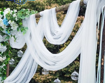 10 m 48 cm décoration de mariage rouleau de tulle cristal organza tissu transparent pour fête d'anniversaire toile de fond chaise de mariage écharpes banquets événements décor