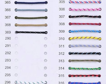 100 Colors Paracord 2mm 100 FT One Stand Cord Parakord Rope Paracorde Cord  For Jewelry Making Paracord Bracelet