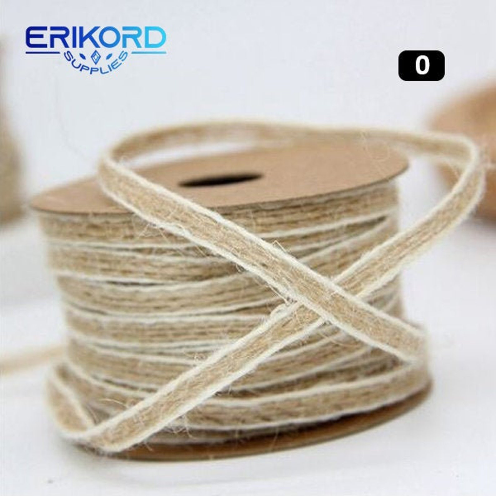 5m Natural Burlap Hemp Jute Rope Party Wedding Home Decoration Wrapping ...
