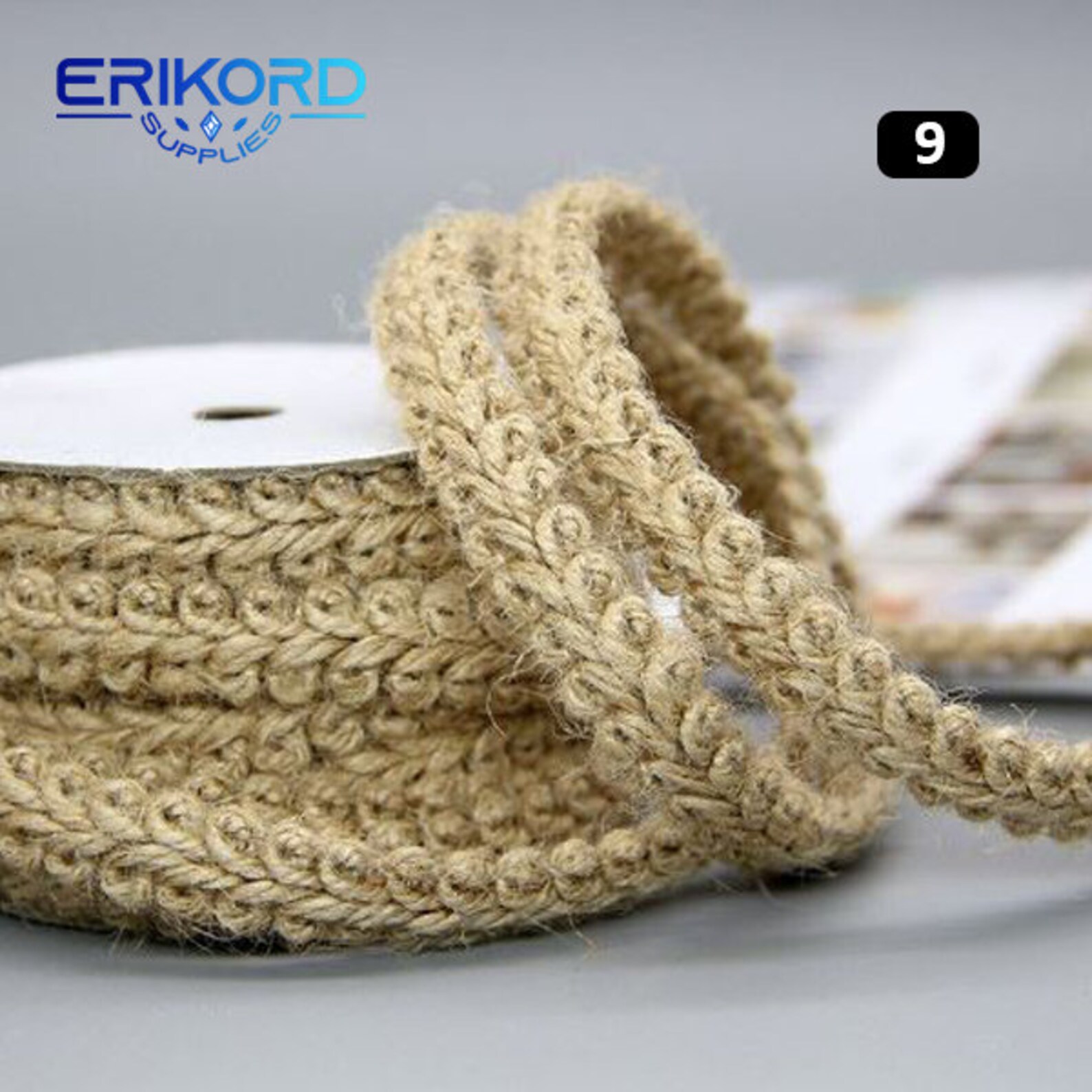 5m Natural Burlap Hemp Jute Rope Party Wedding Home Decoration Wrapping ...