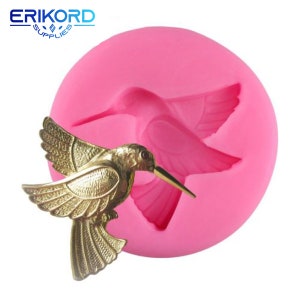 3D Birds Silicone Mold Sugarcraft Candy Fondant Molds Cake Decorating Tools Soap Resin Clay Chocolate Gumpaste Moulds