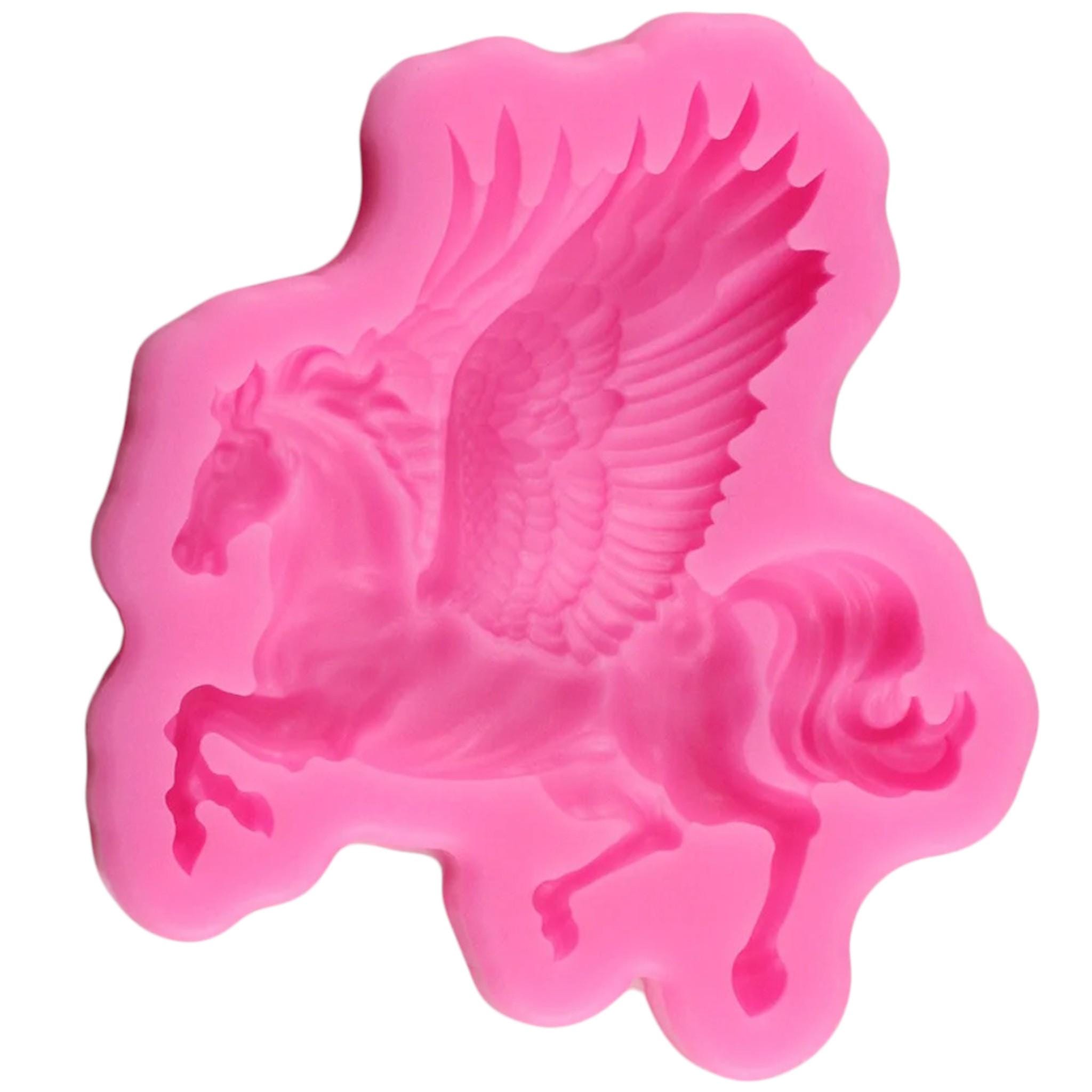 Moule Silicone 3D Licorne Pegasus – Moule Cheval Fondant Chocolat Bonbons Savon Argile – Moule Licorne DIY Pâtisserie & Loisirs Créatifs