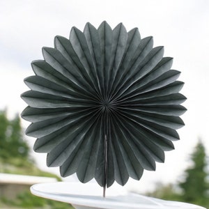 5pcs 10/15/20/25cm Paper Fan Pinwheel Round Lantern Giant Paper Flowers ...