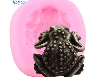 3D Frog Silicone Molds Chocolate Fondant Mold DIY Cake Decorating Tools Resin Polymer Clay Soap Mould Sugarcraft Candy Mould