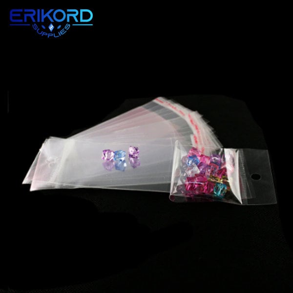 100Pcs Transparent Thick Self-adhesive Bag Clear P... - Grandado - View #4