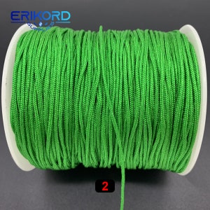 0.5/0.8/1.0/1.5mm 5/10 Yards Nylon Cord Thread Chinese Knot Macrame Cord Bracelet Braided String DIY Tassels Beading for Shamballa Rope 2