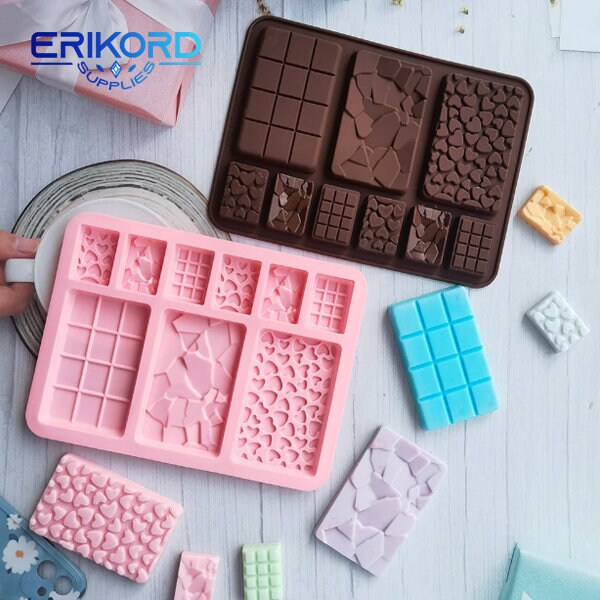 DIFFRACTION Plastic Chocolate Bar Mold for Handmade Chocolate,chocolate  Candy Molds,plastic Candy Molds Crafts Chocolate Plastic Mold 