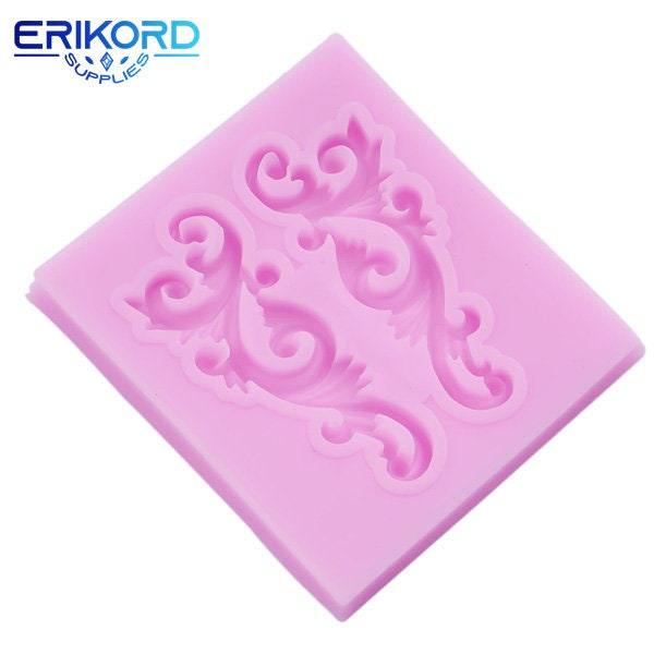 VAK Flower Texture Shape Baking Mould Mat, Silicone Ideal for