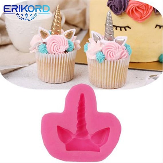 Unicorn Mold Unicorn Ear Silicone Mold Sugarcraft Chocolate Fondant Tool Sugarcraft Mould Christmas Decoration Gifts Unicorn Silicone Moulds