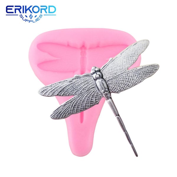 Dragonfly Silicone Mold Chocolate Candy Polymer Clay Jewelry Molds DIY Baking Party Cupcake Topper Fondant Cake Decorating Tools