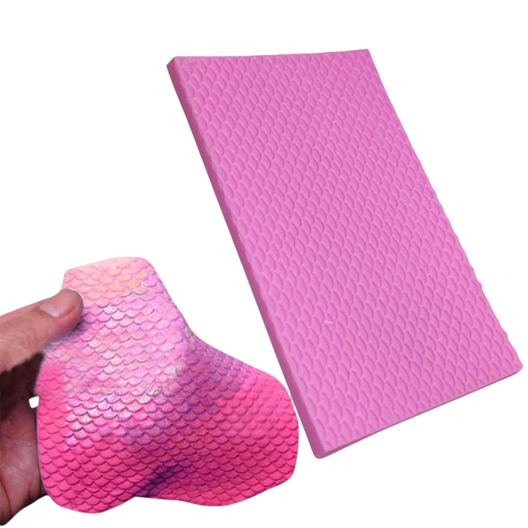 Mermaid Fish Scale Silicone Mold DIY Fondant Embosser Snake Texture ...