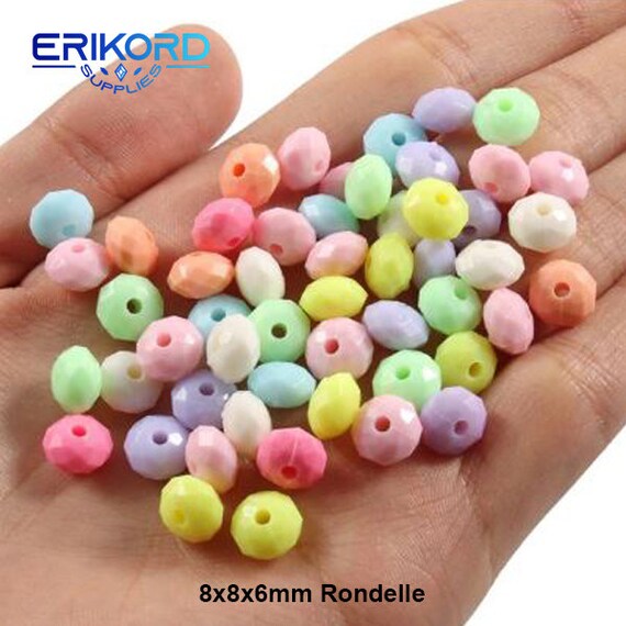 100pcs/lot Colored Acrylic Round Beads Big Round Loose Beads DIY Bracelets  Charms Necklace Beads For Jewelry Making