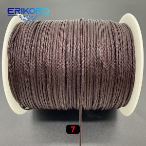 0.5/0.8/1.0/1.5mm 5/10 Yards Nylon Cord Thread Chinese Knot Macrame Cord Bracelet Braided String DIY Tassels Beading for Shamballa Rope 7