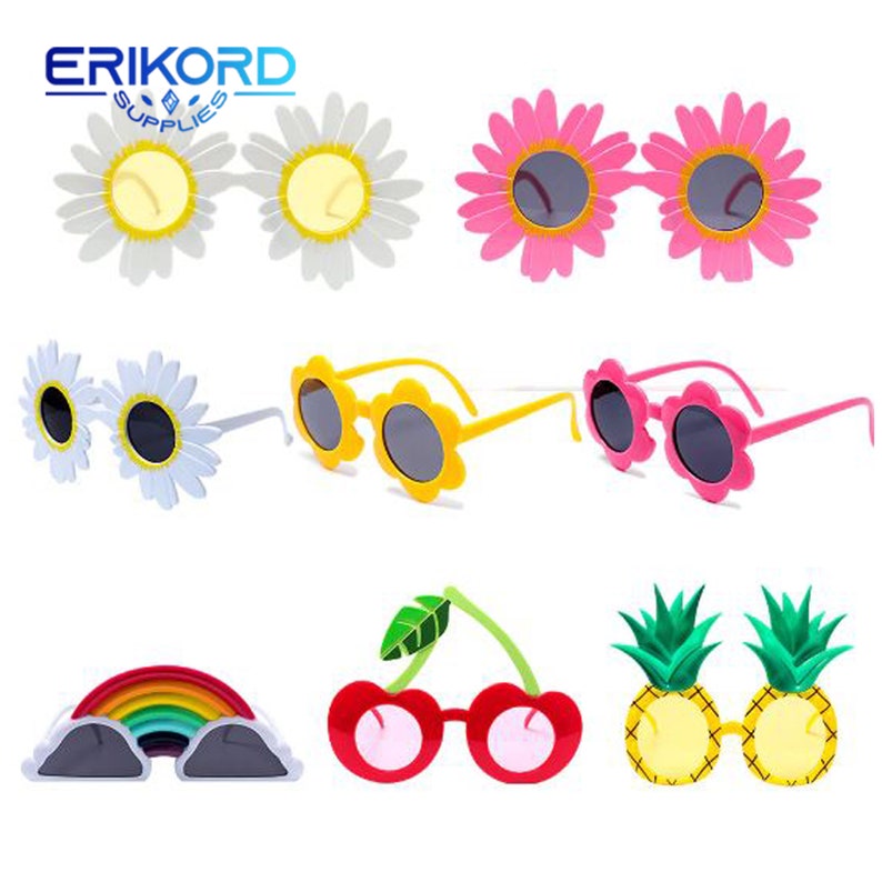 Funny Party Sunglasses Birthday Party Glasses Tropical Fancy Dress Favors Fun Summer Wedding Birthday Party Photo Booth Props Supplies image 1