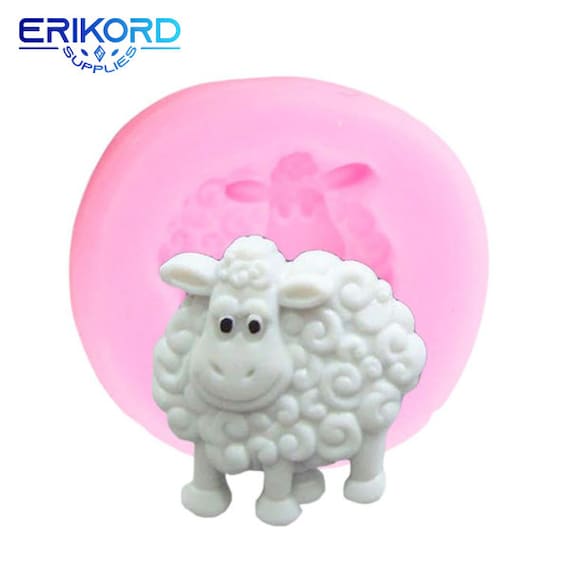 Molde De Silicona Para Ovejas 3D: Haz Tus Propios Pasteles Y Caramelos Divertidos - Ideal Para Decoración De Postres (Rosa)