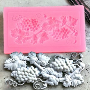 Delikatne 3D winogrona Sugarcraft silikonowe formy do obramowań ciasta Fondant czekolada Gumpaste polimerowa glina narzędzia do dekoracji ciast kreatywny pomysł