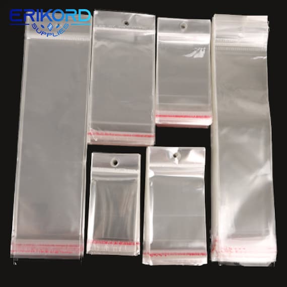 Buy 11 SIZES 100pcs Clear Self Adhesive Seal Plastic Bags Online in India   Etsy