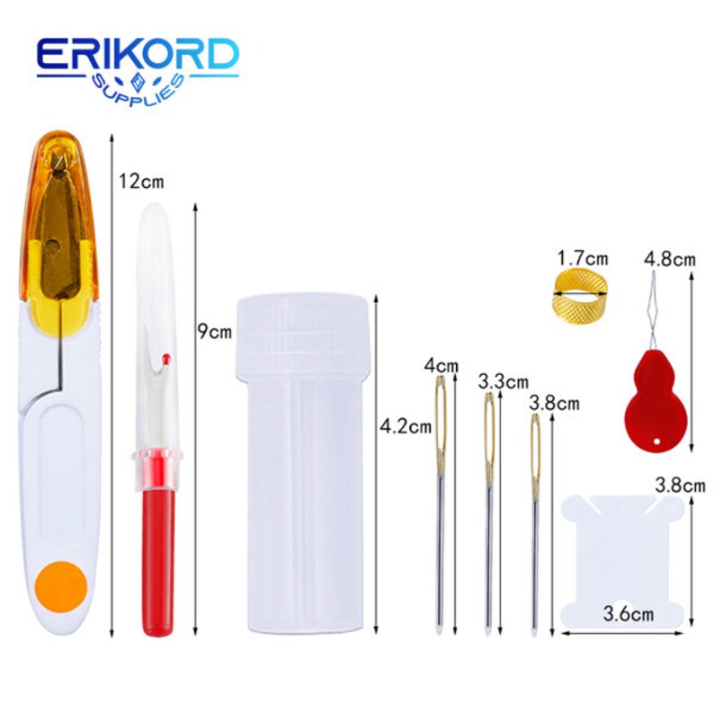 Magic Embroidery Pen Punch Needle Kit Craft Embroidery Threads Cross ...