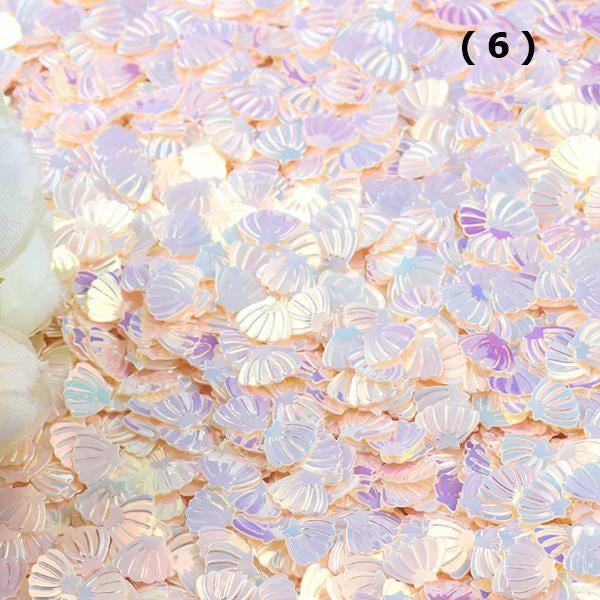 15g Iridescent Glitter Shell Confetti Iridescent Under the Sea Table ...