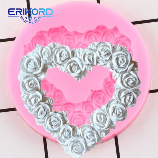 Custom Chocolate Mold Heart Shaped Custom Silicone Mold Personalized  Wedding Gift Valentine Day Gift Candy Mould Cake Mold 