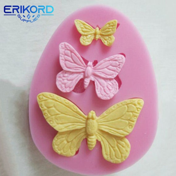 Butterfly Silicone Molds Fondant Mold Cake Decorating Tools Chocolate  Moulds Wedding Decoration Mould Silicone Butterfly Mold Crafting DIY 