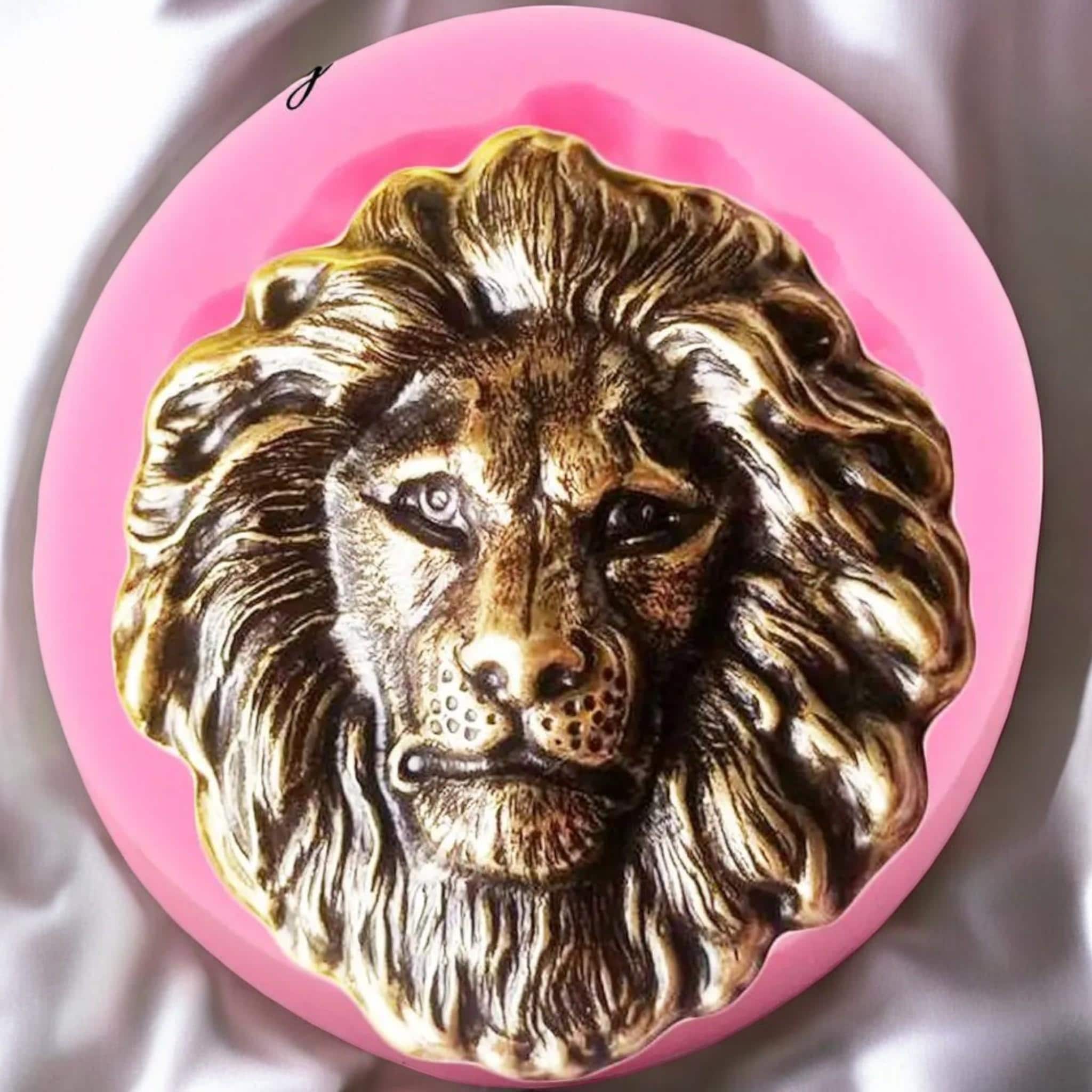 Moule En Silicone En Résine époxy Avec Tête De Lion Et D