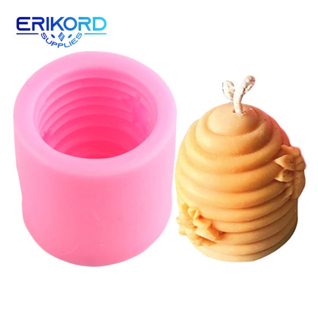 3D Candle Wax Molds Bee Silicone Fondant Mold Handmade Soap